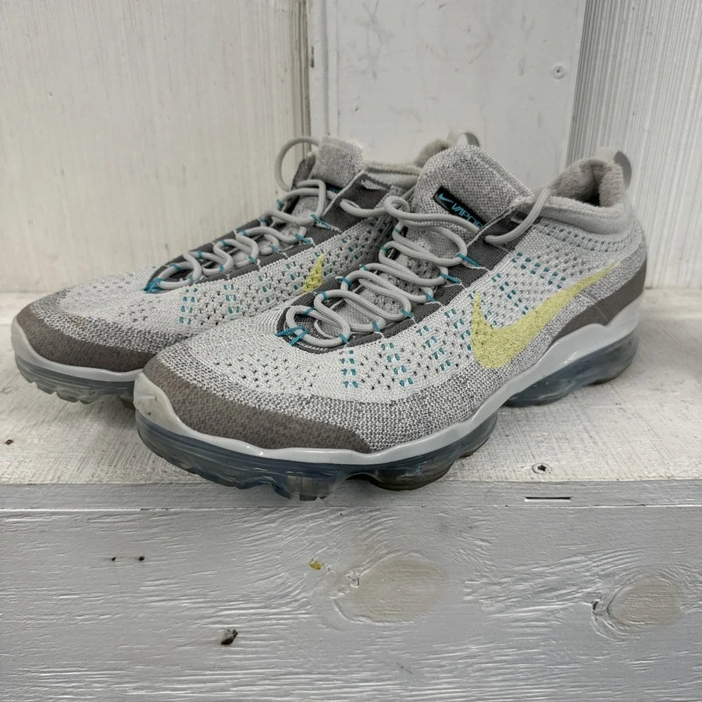 Nike Air VaporMax 2023 FK Flyknit Gray Men's Sneakers Shoes Size 12.5 DV1678-004